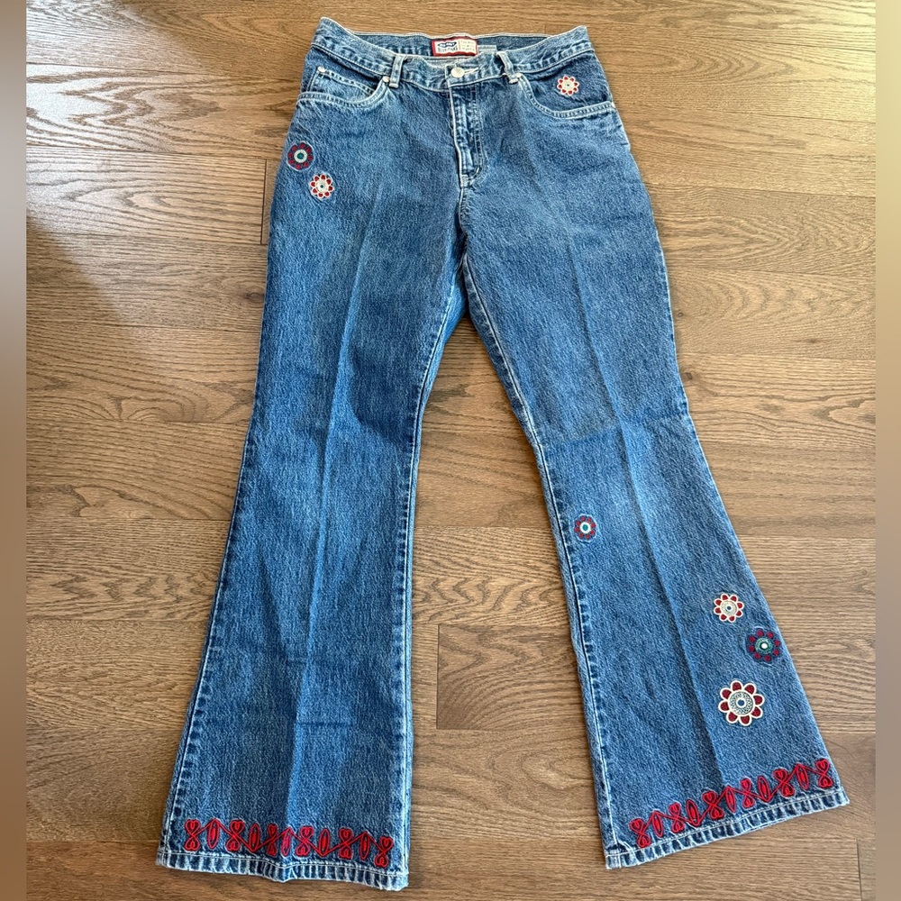 Vintage Y2K Old Navy Embroidered Denim Jeans
